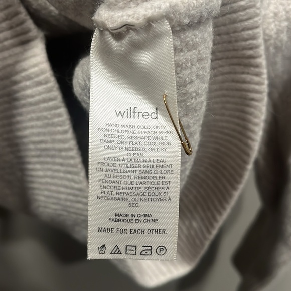 Wilfred  small button up knit sweater - Picture 3 of 4